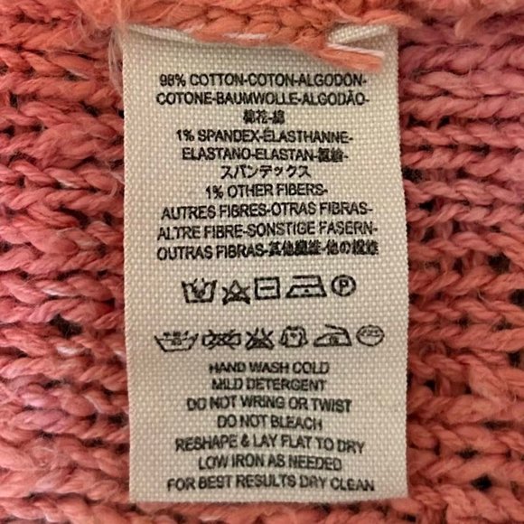 3XL Women's 2 Tone Orange/Beige Pullover Sweater - Picture 7 of 7